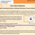 Invitatie Ziua Culturii Nationale